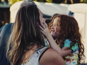 foster mum with foster child